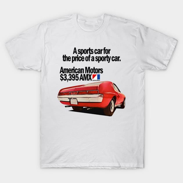 AMC AMX - advert T-Shirt by Throwback Motors